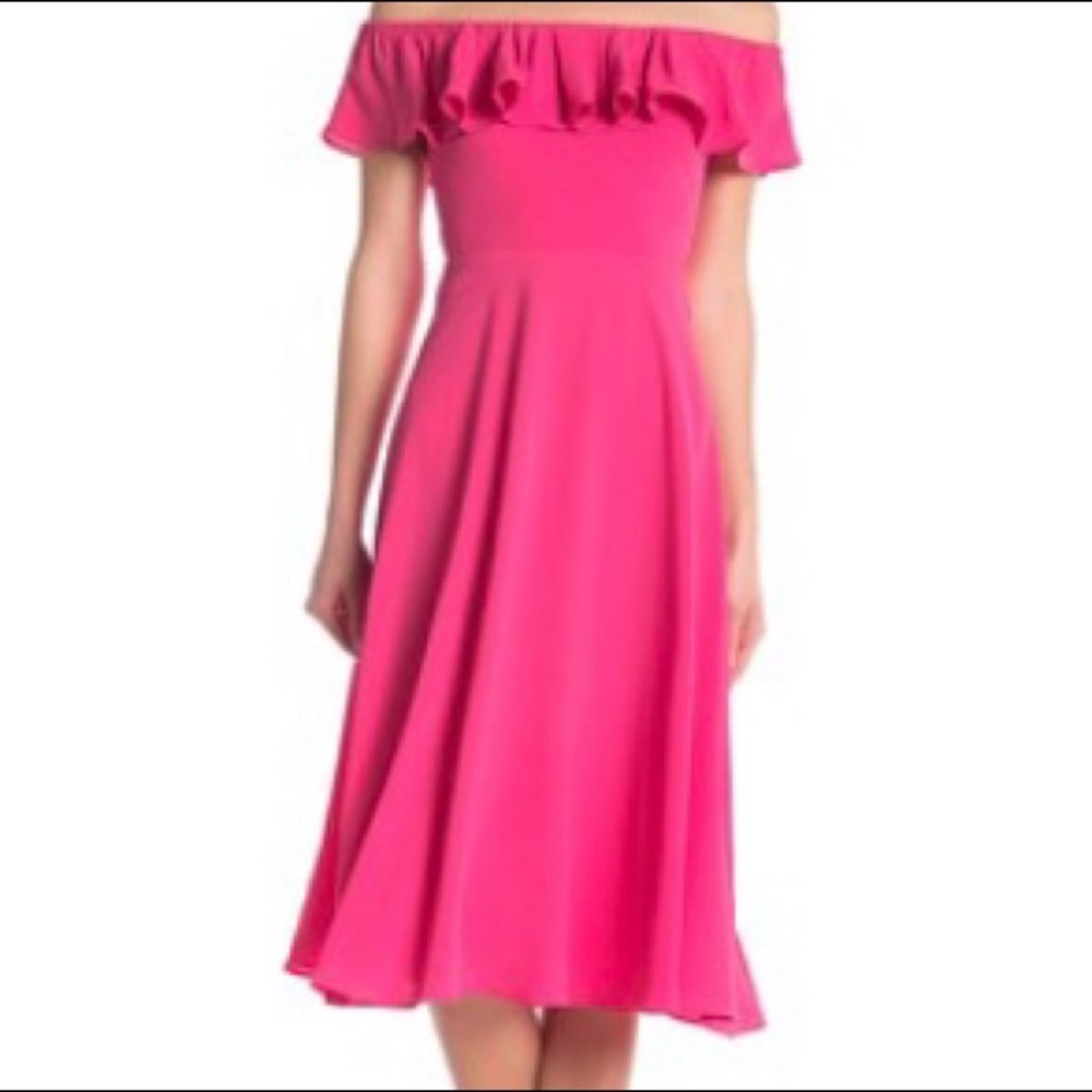 Betsy Johnson Off The Shoulder Dress